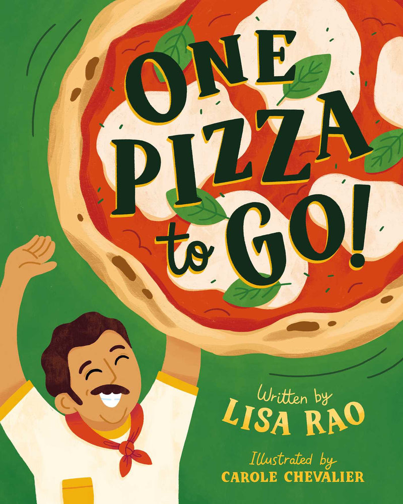 One Pizza to Go!: A Funny Picture Book About a Pizza That Won't Come Down - Childrens Books - Image - Pop Weasel