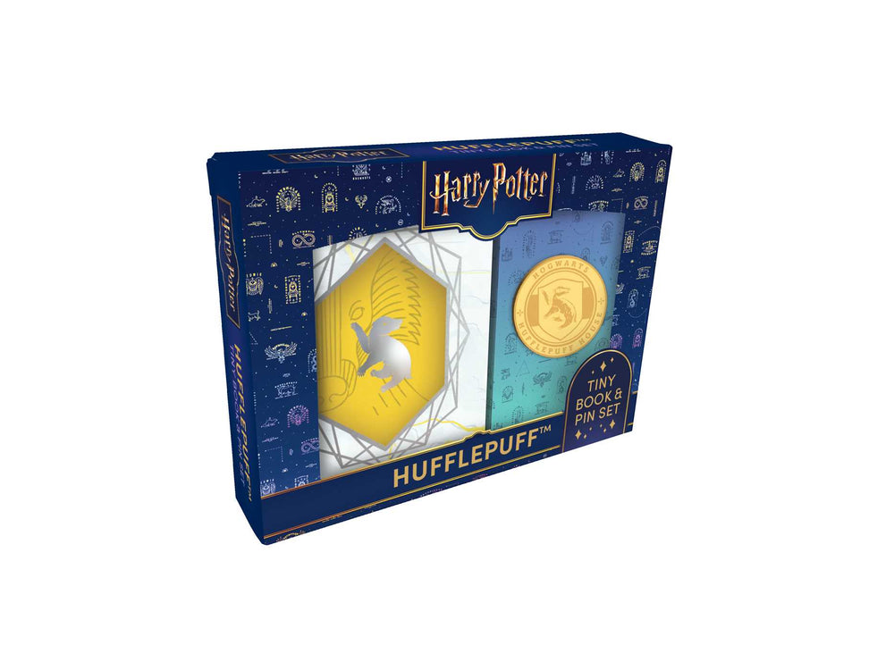 Harry Potter: Hufflepuff Tiny Book and Pin Set - Novelty - Image - Pop Weasel