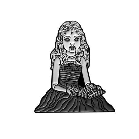 JUNJI ITO HELL DOLL ENAMEL PIN BADGE - Badges & Pins - Image - Pop Weasel