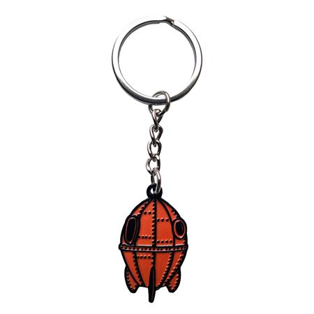 Wallace & Gromit Rocket Enamel Keychain - Keychains - Image - Pop Weasel