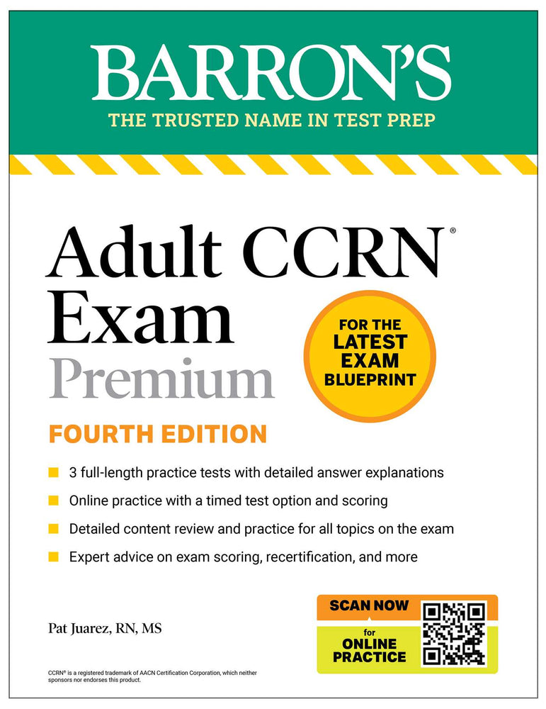 Adult Ccrn Exam Premium, Fourth Edition: Study Guide For The Latest Exam Blueprint, Includes 3 Practice Tests, Comprehensive Review, And Online Study Prep - Books - Image - Pop Weasel