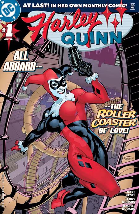 Df Harley Quinn #1 Facsimile Edition Signed By Terry & Rachel Dodson