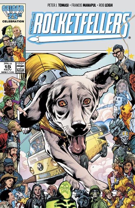 Rocketfellers #15 Cvr B Bryan Hitch & Brad Anderson Geiger #25 Anniversary Var - Comics - Image - Pop Weasel