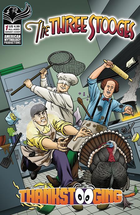 Three Stooges Thankstooging #1 | One Shot Cvr B Fraim Brothers Var