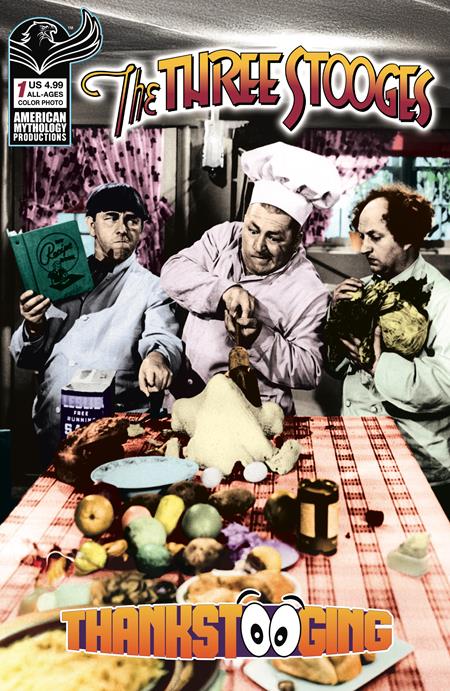 Three Stooges Thankstooging #1 | One Shot Cvr C Color Photo Var