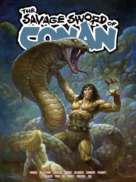 Savage Sword Of Conan | TPB Vol 05 Direct Market Edition Alex Horley Cvr