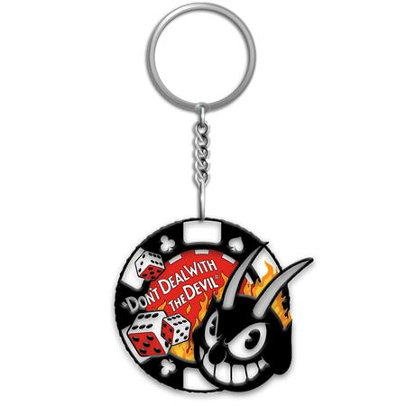 Cuphead Deal With The Devil Keychain - Keychains - Image - Pop Weasel