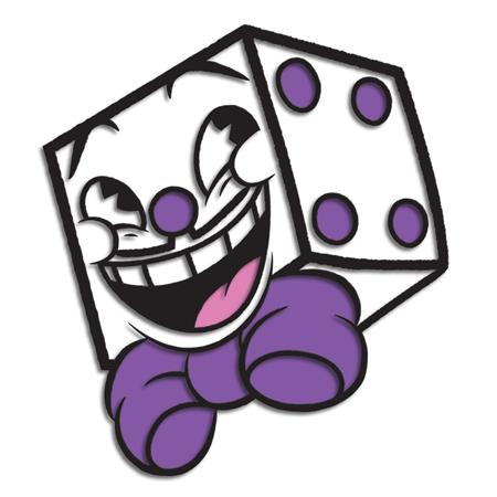 Cuphead King Dice Enamel Pin Badge - Badges & Pins - Image - Pop Weasel