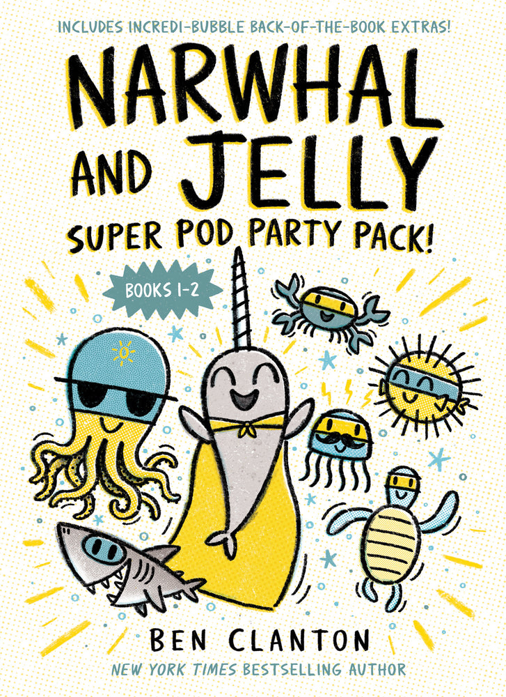 Narwhal and Jelly: Super Pod Party Pack! (Paperback books 1 & 2) image - Graphic Novels - Image - Pop Weasel