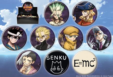 Ata-Boy Dr. Stone 144 Piece Button Asst - Badges & Pins - Image - Pop Weasel