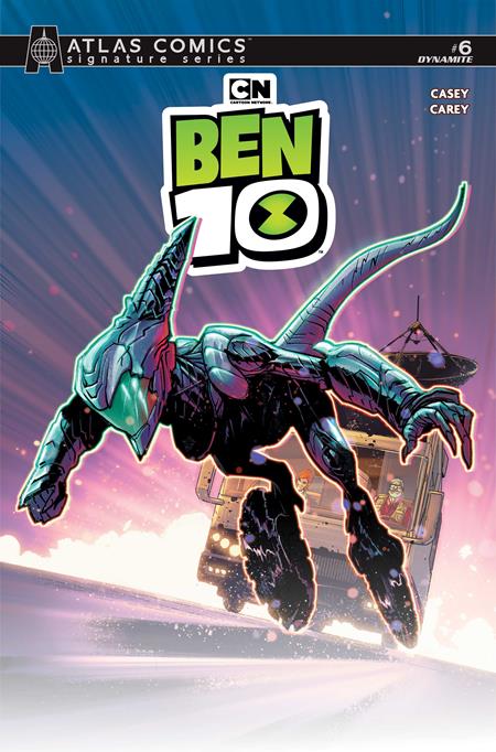 Ben 10 #6 Cvr I Robert Carey Atlas Edition Signed By Joe Casey Var (US Import)