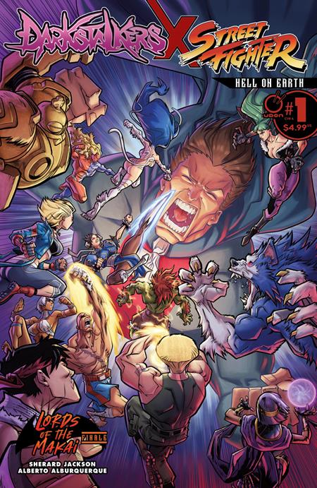 Darkstalkers X Street Fighter Hell On Earth #1 | One Shot Cvr A Alberto Alburquerque