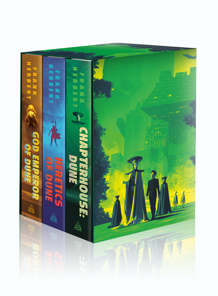 Frank Herbert's Dune Saga Books 4-6 Deluxe Hardcover Boxed Set - Books - Image - Pop Weasel