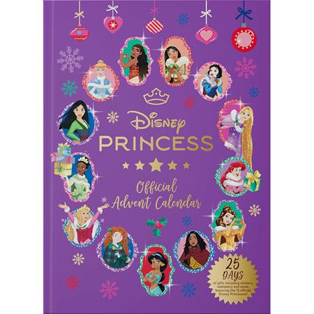 Disney Princess: The Official Advent Calendar: 25 Days of Gifts, with Stationery, Key Chains, Decorative Tapes and More!