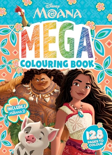Moana: Mega Colouring Book (Disney: Includes Moana 2) - Childrens Books - Image - Pop Weasel