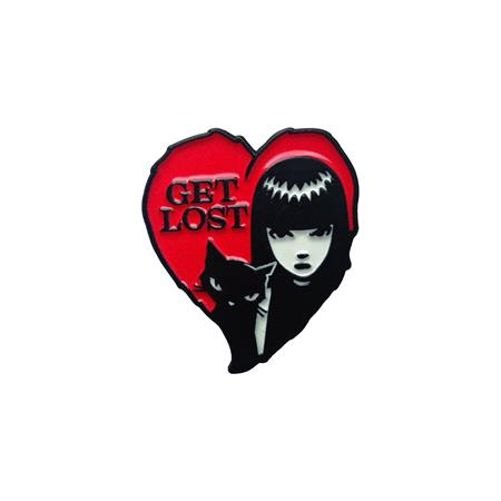 EMILY THE STRANGE GET LOST ENAMEL PIN BADGE - Badges & Pins - Image - Pop Weasel