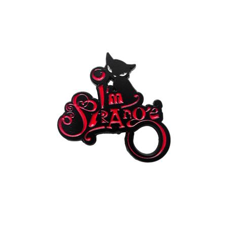 EMILY THE STRANGE IM STRANGE ENAMEL PIN BADGE - Badges & Pins - Image - Pop Weasel