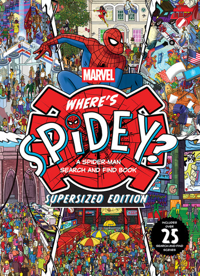 Where's Spidey? A Spider-Man Search And Find Book: Supersized Edition - Childrens Books - Image - Pop Weasel