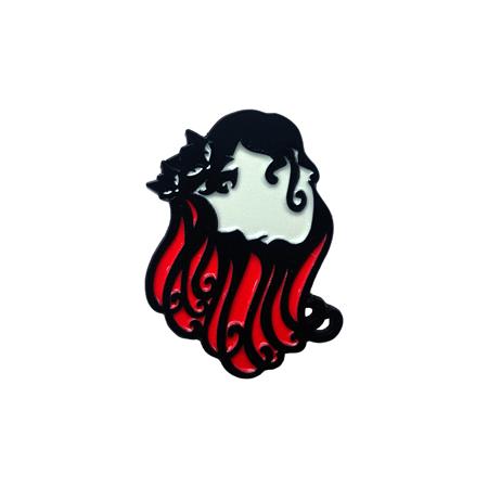 EMILY THE STRANGE WINDSWEPT ENAMEL PIN BADGE - Badges & Pins - Image - Pop Weasel