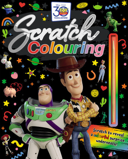 Toy Story 30Th Anniversary: Scratch Colouring (Disney Pixar) - Childrens Books - Image - Pop Weasel