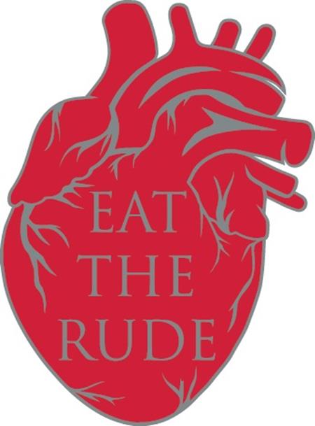 HANNIBAL EAT THE RUDE LUNGS ENAMEL PIN BADGE