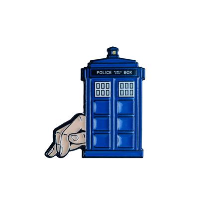 DOCTOR WHO TWELFTH DOCTORS FLATLINE TARDIS ENAMEL PIN BADGE - Badges & Pins - Image - Pop Weasel