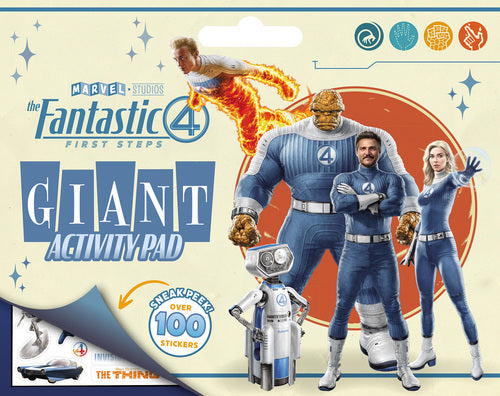 Fantastic Four: Giant Activity Pad (Marvel) - Childrens Books - Image - Pop Weasel