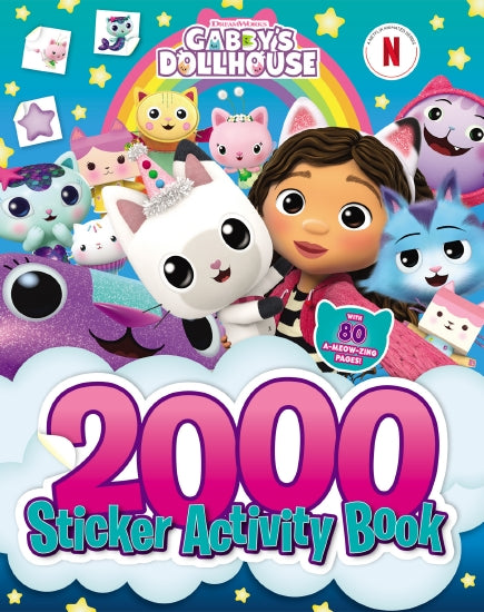 Gabby's Dollhouse: 2000 Sticker Book (Dreamworks) - Childrens Books - Image - Pop Weasel