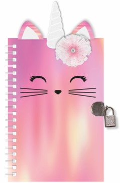 Diary Holographic Kittycorn - Stationery - Image - Pop Weasel