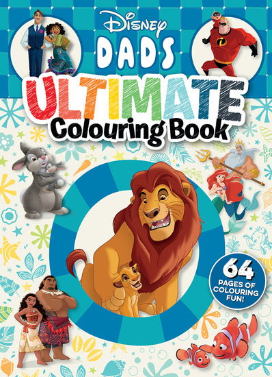 Disney Dads: Ultimate Colouring Book - Childrens Books - Image - Pop Weasel