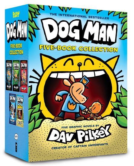 Dog Man: Five-Book Collection - Childrens Books - Image - Pop Weasel