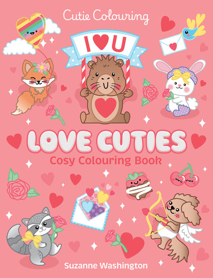 Love Cuties: Cosy Colouring Book (Cutie Colouring) - Childrens Books - Image - Pop Weasel
