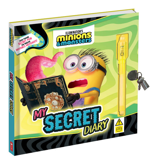 Minions & Monsters: My Secret Lockable Diary With Spy Pen (Universal) - Stationery - Image - Pop Weasel