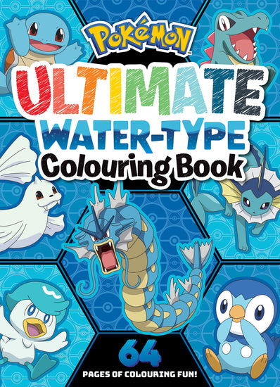 Pokemon Water-Type: Ultimate Colouring Book