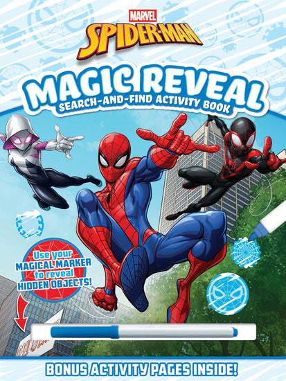 Spider-Man: Magic Reveal Search-And-Find Activity Book (Marvel) - Childrens Books - Image - Pop Weasel