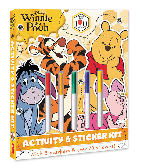 Winnie The Pooh 100Th Anniversary: Activity And Sticker Kit (Disney) - Childrens Books - Image - Pop Weasel