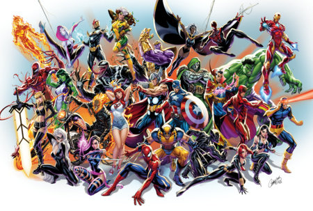 Marvel Universe By J. Scott Campbell Poster - Posters - Image - Pop Weasel