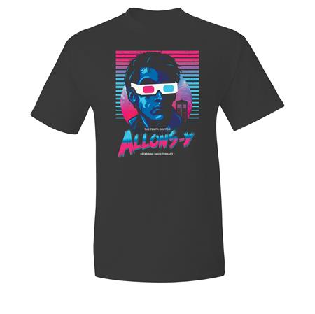 Doctor Who Neon 80s Allons-y T-shirt L - Image - Clothing - Image - Pop Weasel