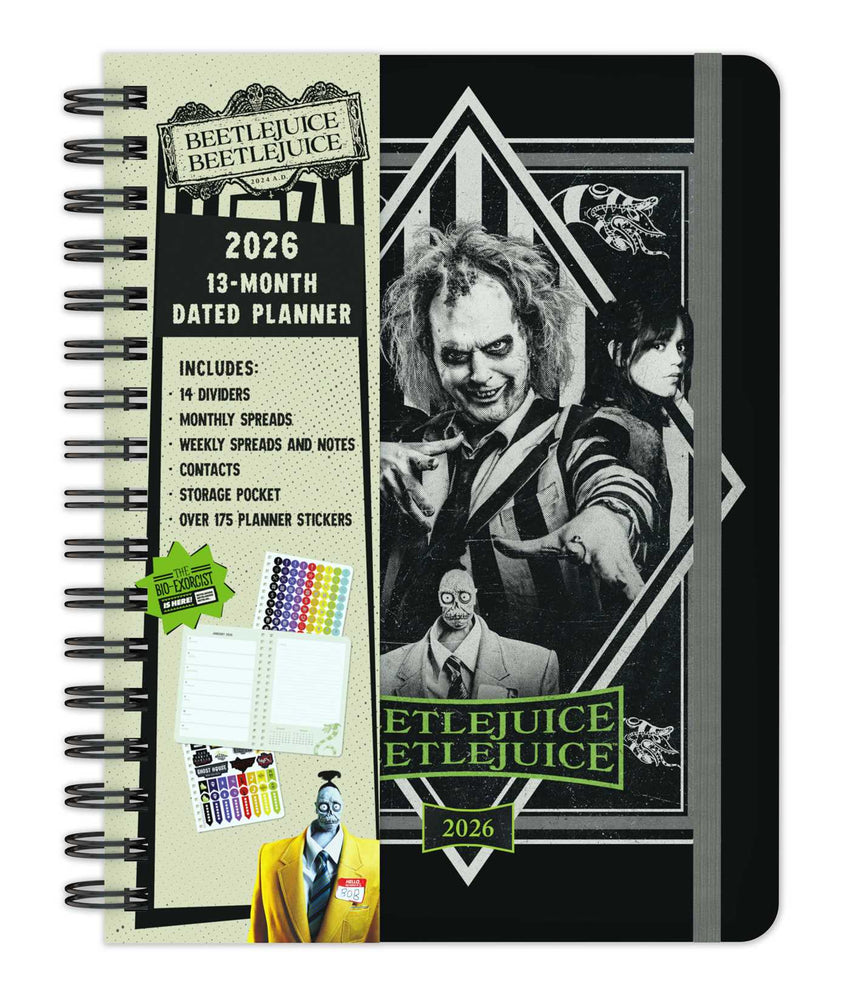 2026 Beetlejuice Beetlejuice 13-Month Weekly Planner image - Novelty - Image - Pop Weasel