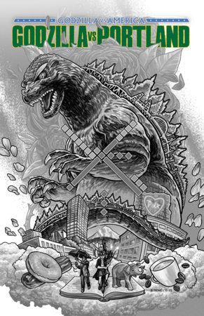 Godzilla Vs. America: Portland Cover A (Dewey) (2nd Print) - Comics - Image - Pop Weasel
