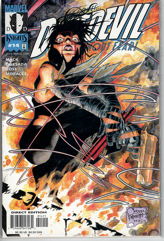 Pre-Owned - Daredevil #14  (March 2001) Scanned Image Pop Weasel Pre-Owned Comics