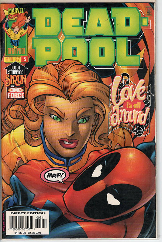 Pre-Owned - Deadpool #3  (March 1997) Scanned Image Pop Weasel Pre-Owned Comics