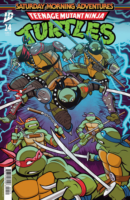 Teenage Mutant Ninja Turtles: Saturday Morning Adventures #24 Variant B (Neo) - Image