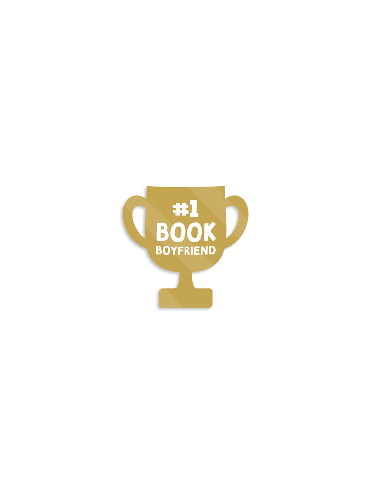 #1 Book Boyfriend Enamel Pin - Badges & Pins - Image - Pop Weasel