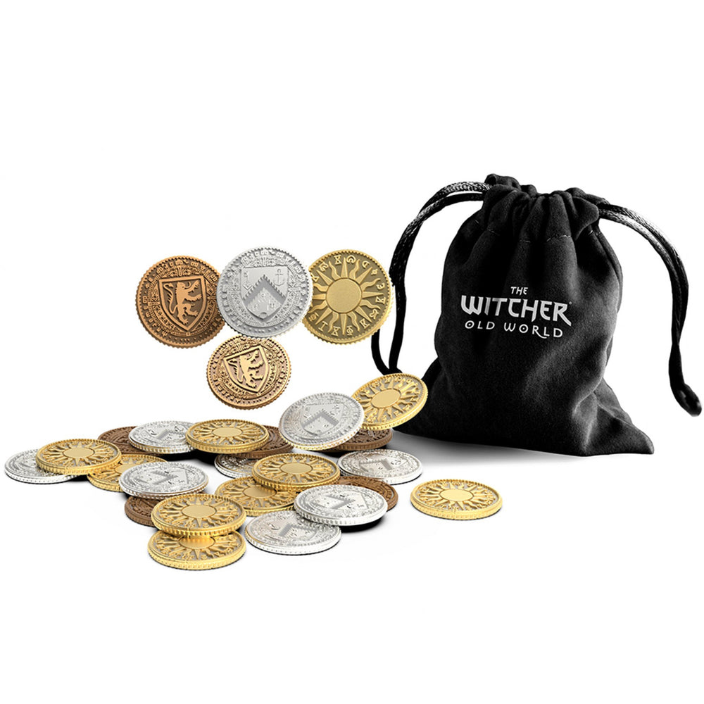 Pop Weasel Image of The Witcher: Old World Metal Coins - Board Games - Image - Pop Weasel