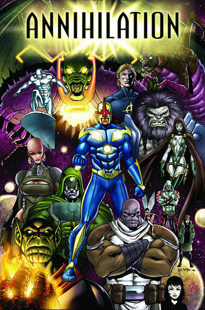 Annihilation Omnibus Andrea Di Vito Cover [New Printing 3, DM Only] | Hardcover - Image - Graphic Novels - Image - Pop Weasel