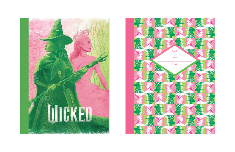 Wicked Pink & Green Composition Notebook Set (Set of 2) image - Stationery - Image - Pop Weasel