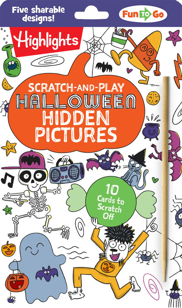Scratch-and-Play Halloween Hidden Pictures image - Children/Young Adult - Image - Pop Weasel