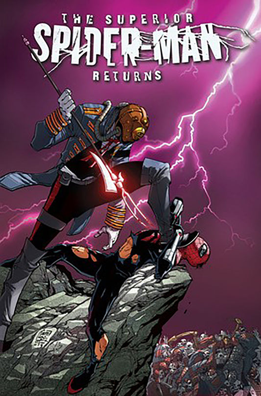 Superior Spider-Man Returns Omnibus Giuseppe Camuncoli Cover [DM Only] | Hardcover - Image