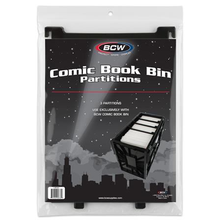 Comic Book Bin Partitions Black (3 Pack) image - Comic Accessories - Image - Pop Weasel